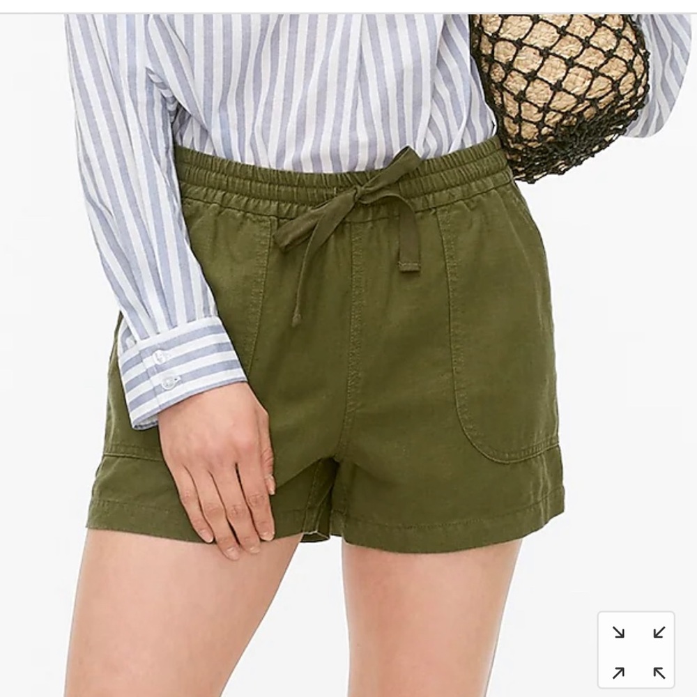 J. Crew Seaside Short in Linen Blend